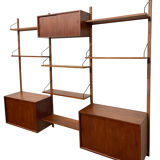 Vintage Poul Cadovius Royal System wall system wall