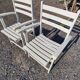 Paire de fauteuils vintage Dejou jardin