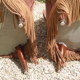 Pair of toad armchairs Napoleon III