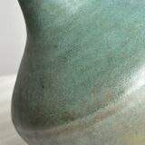Vase en céramique vert émaillé