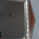 Art-deco mirror frame wood silver stucco 61x43 cm SB