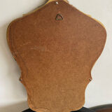 Rare Rococo Courtesy Mirror "Shell" – Patinated Gilding and Patina