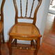 Ensemble de 5 chaises cannées en hêtre