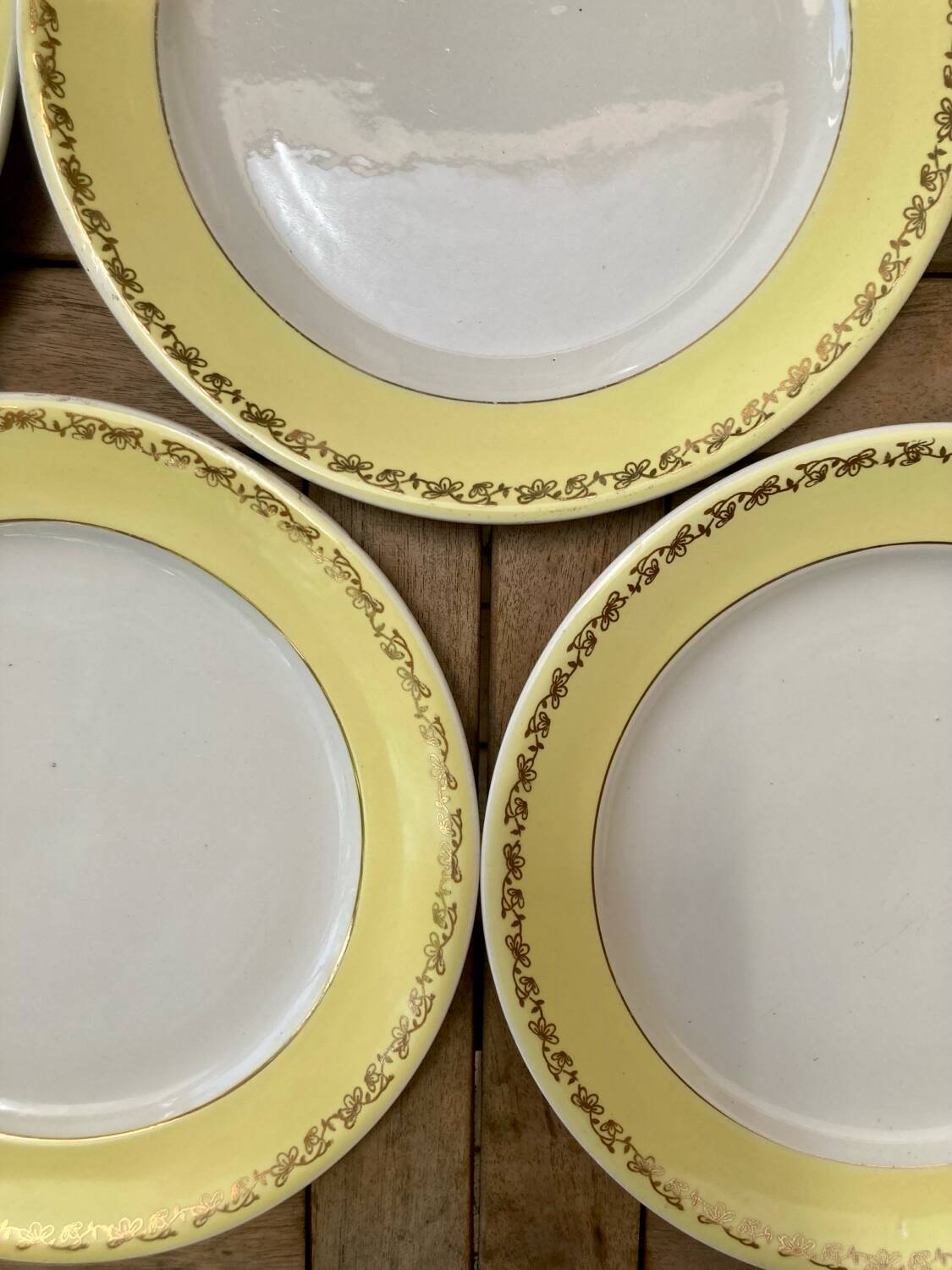 11 Lunéville Libourne pattern dinner plates