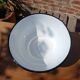 Vintage enamelled metal salad bowl