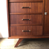Vintage dark wood sideboard
