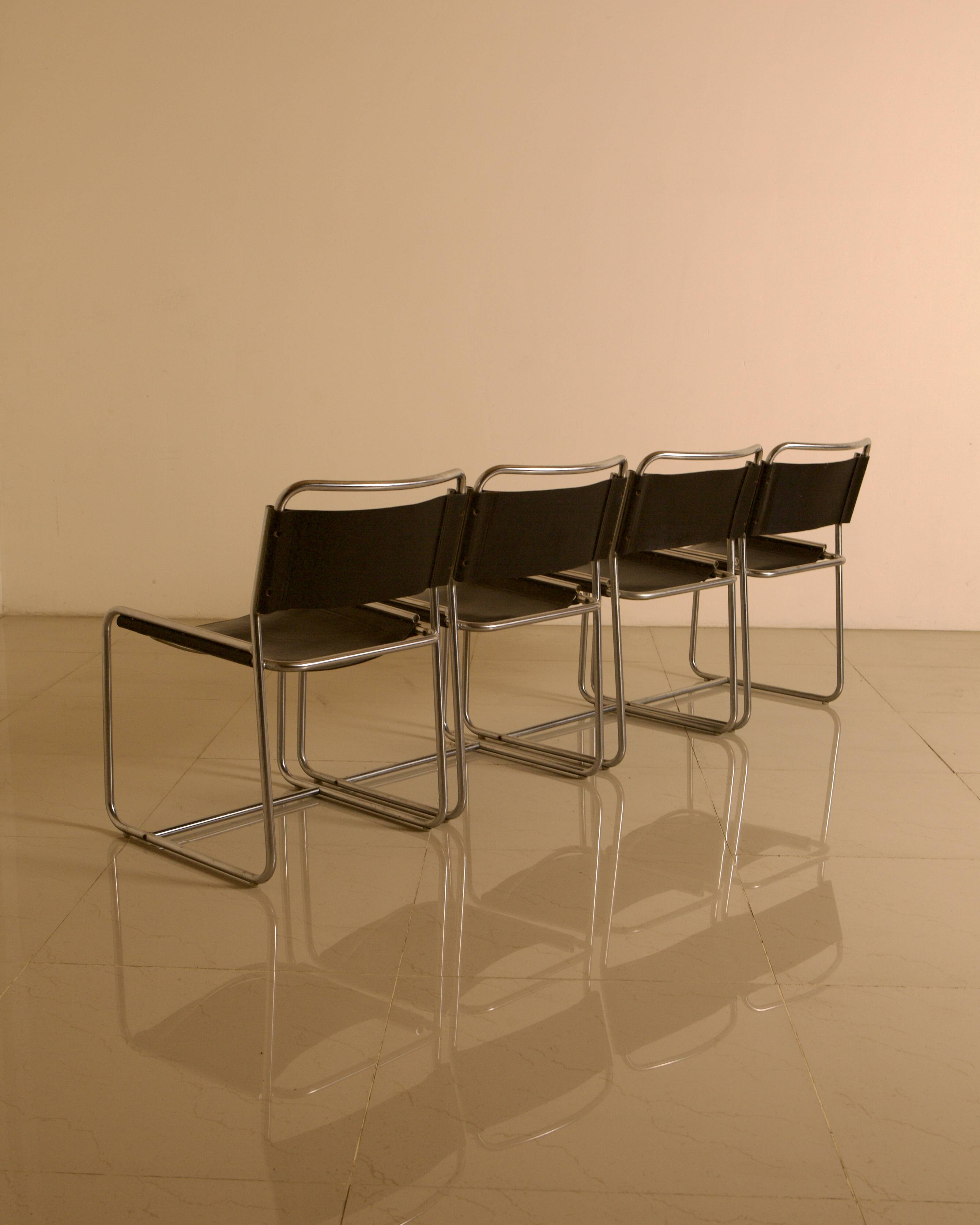 Set of 4 SE18 chairs — Claire Bataille & Paul Ibens / Spectrum, year