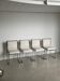 Unique Set of 4 "Wright/Wright" Chairs by Nanda Vigo for Driade, Italy, 1972