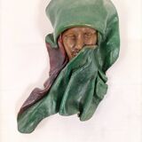 Decorative leather mask leather goods Z024