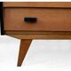 Dresser vintage oak gilded feet compass 1960s