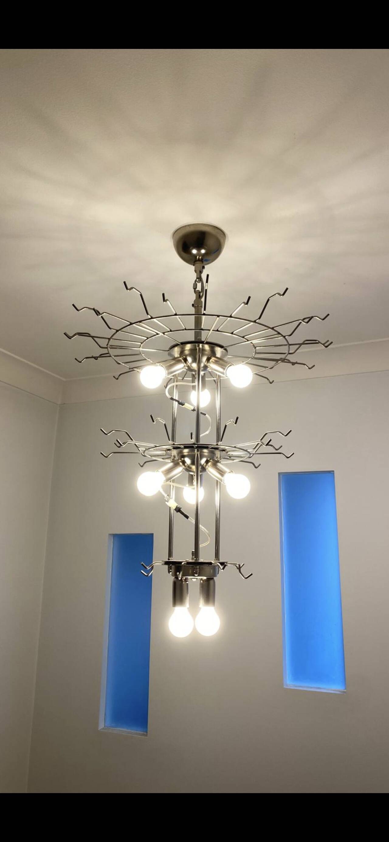 Murano glass ceiling light by Venini 1990