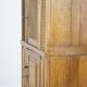 Armoire à pain ancienne en chêne de la fin du XVIIe siècle avec serrures fonctionnelles