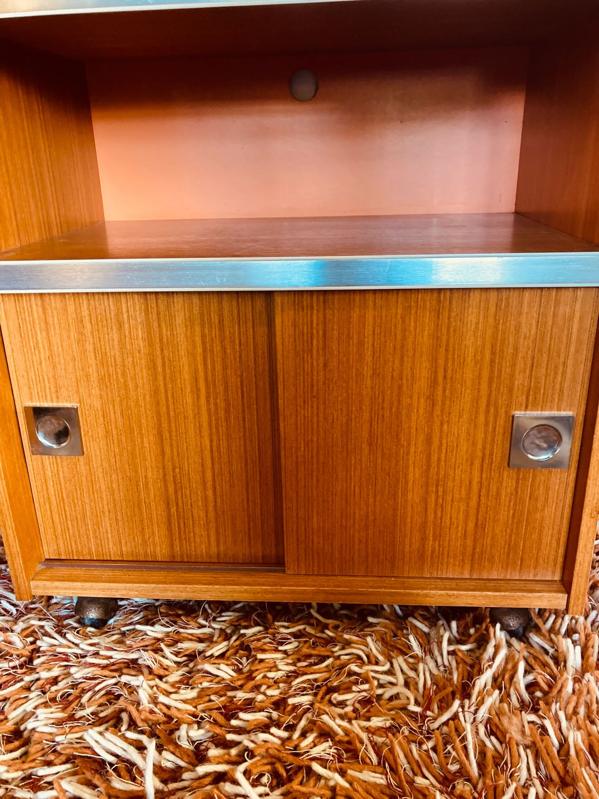 Vintage record cabinet, 1960s/1970s, France