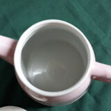 Old small pink teapot