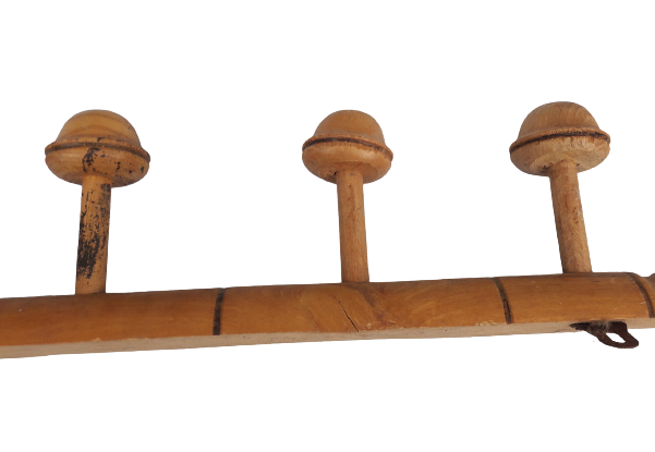 Wooden coat rack