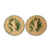 Asparagus plates in old dabbling