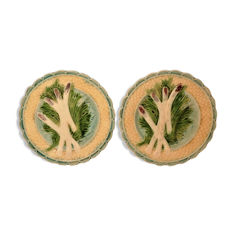 Asparagus plates in old dabbling