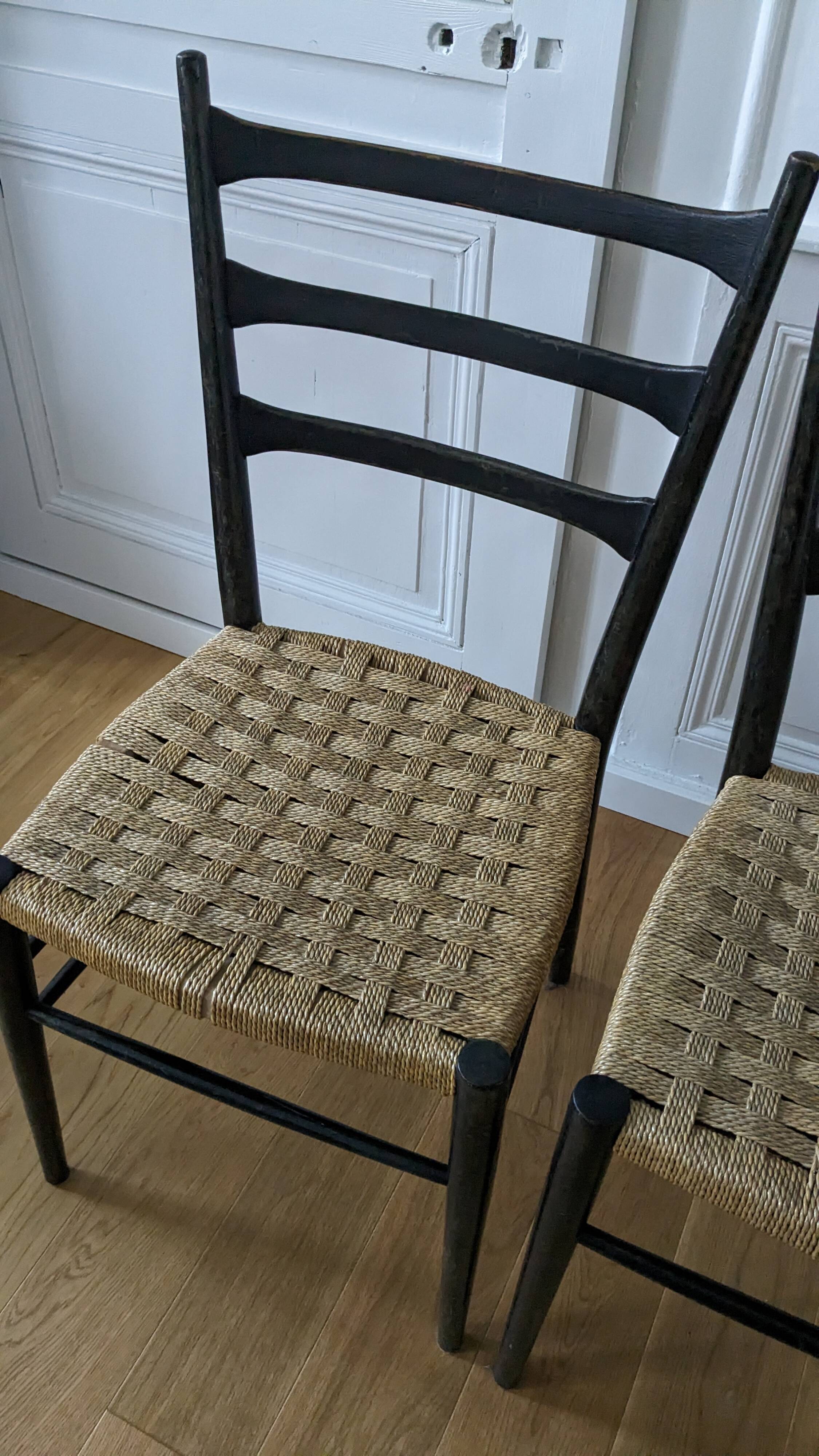 Set of 4 Gessef Consorzio chairs