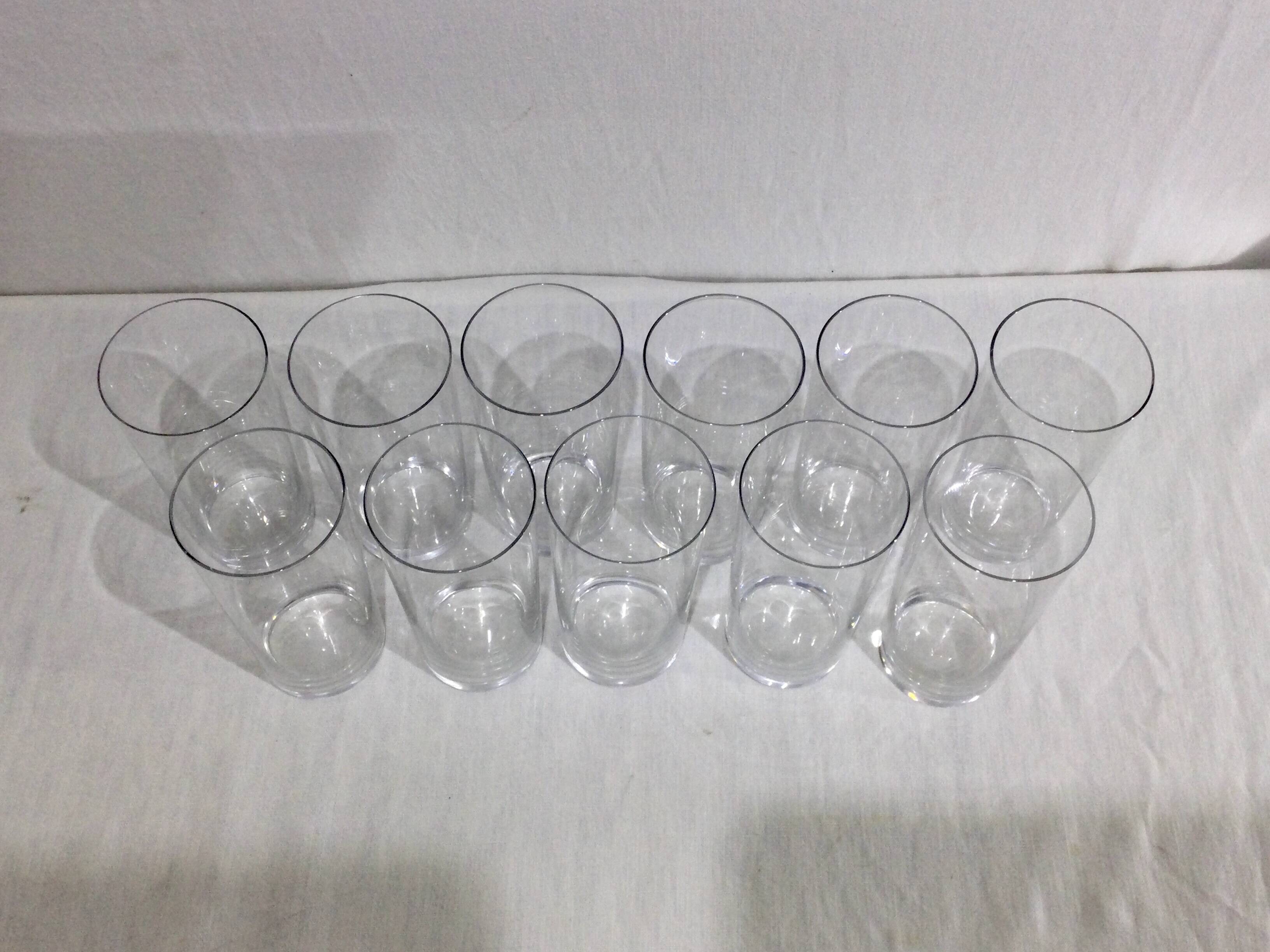 Baccarat - 11 Orangeade Glasses