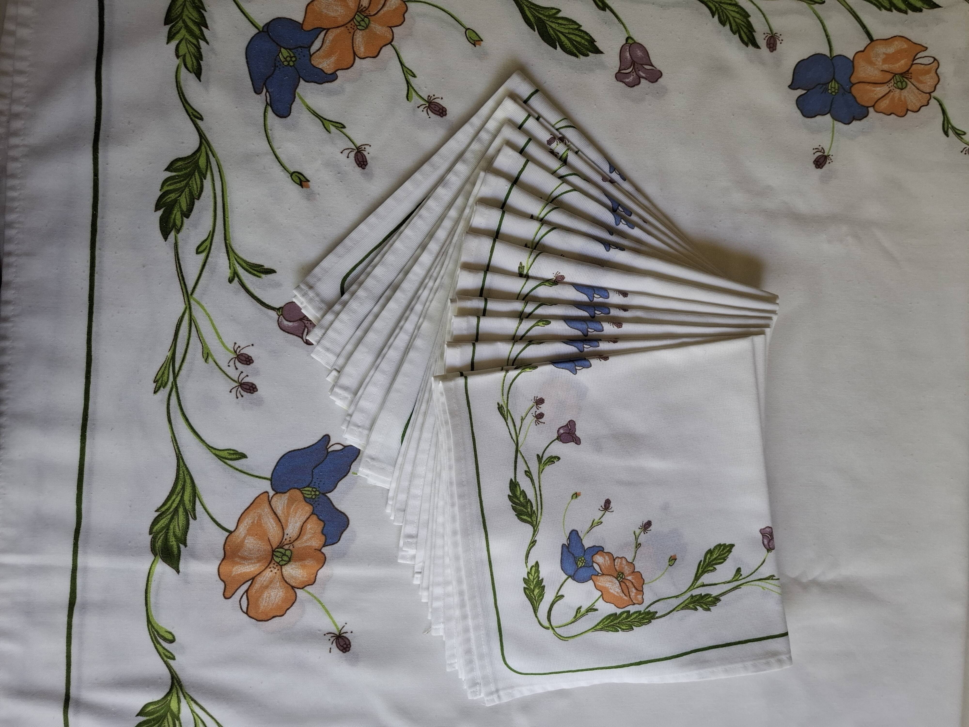Rectangular tablecloth + 12 napkins Alapola pattern Villeroy and Boch