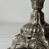 Large metal table candle holder