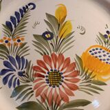 Antique HB Quimper faience plate