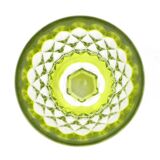 Armagnac wine glasses in green crystal by Baccarat, 1970s, set of 6.