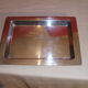 Silver metal tray ercuis art deco