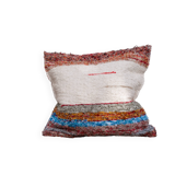 Hand-woven handmade cushion cover made from recycled cotton