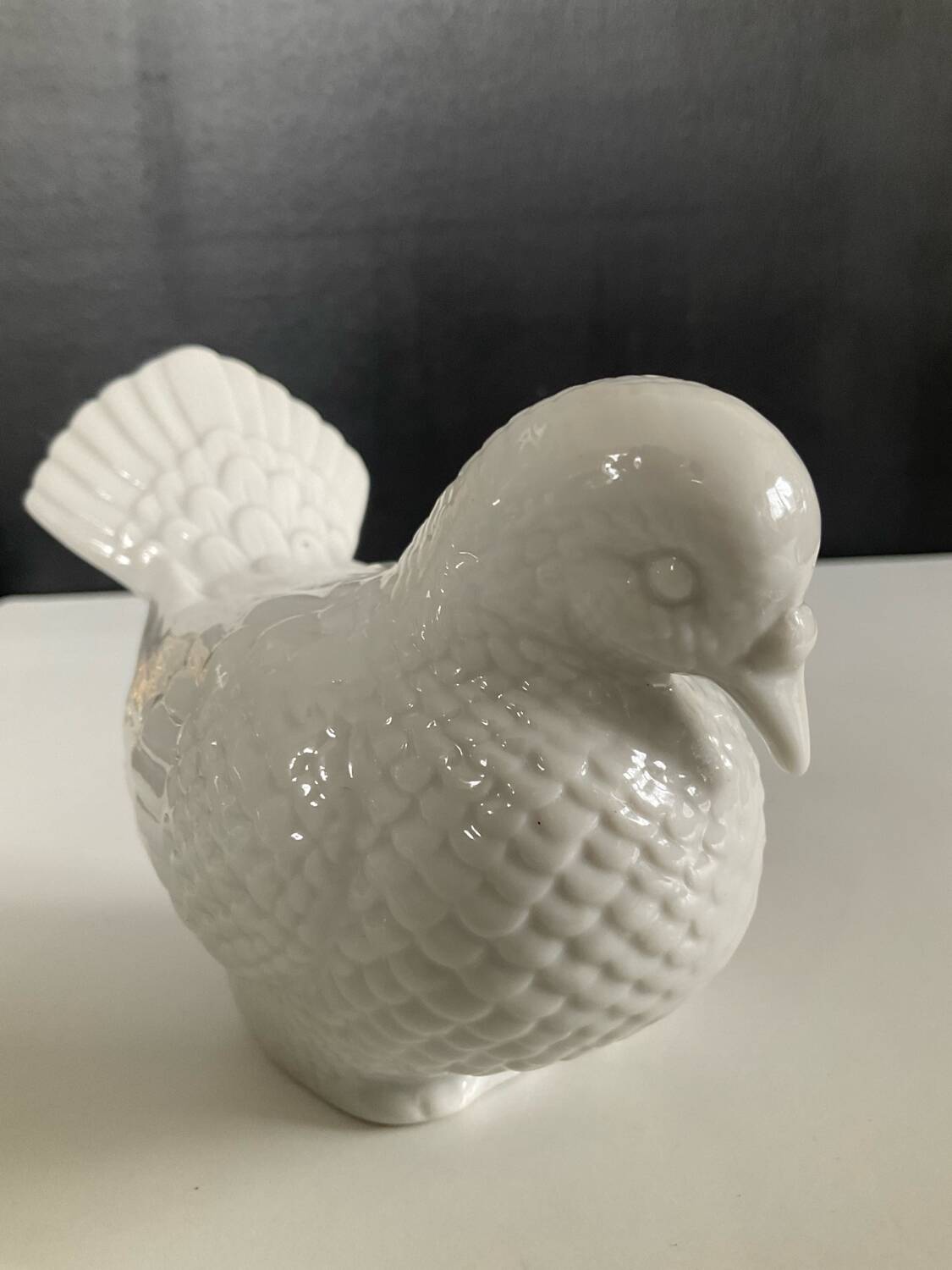 Glazed porcelain bird
