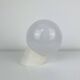 Applique boule opaline Erco vintage