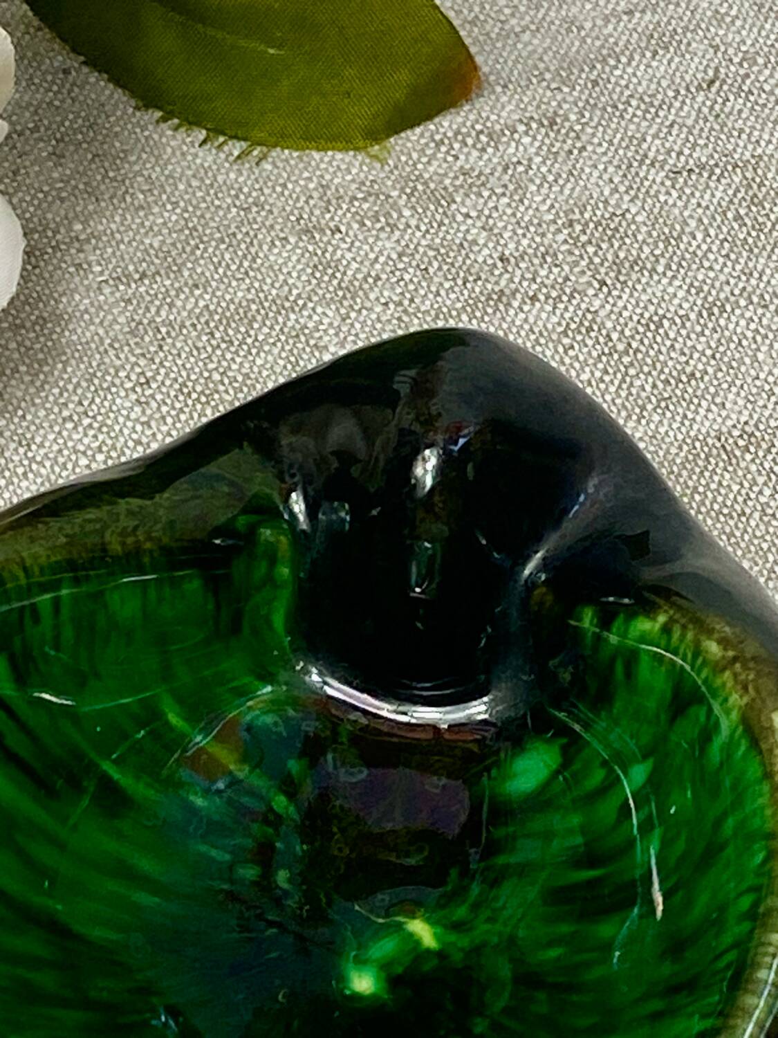 Ceramic ashtray, pocket tray