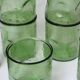 7 vintage water glasses