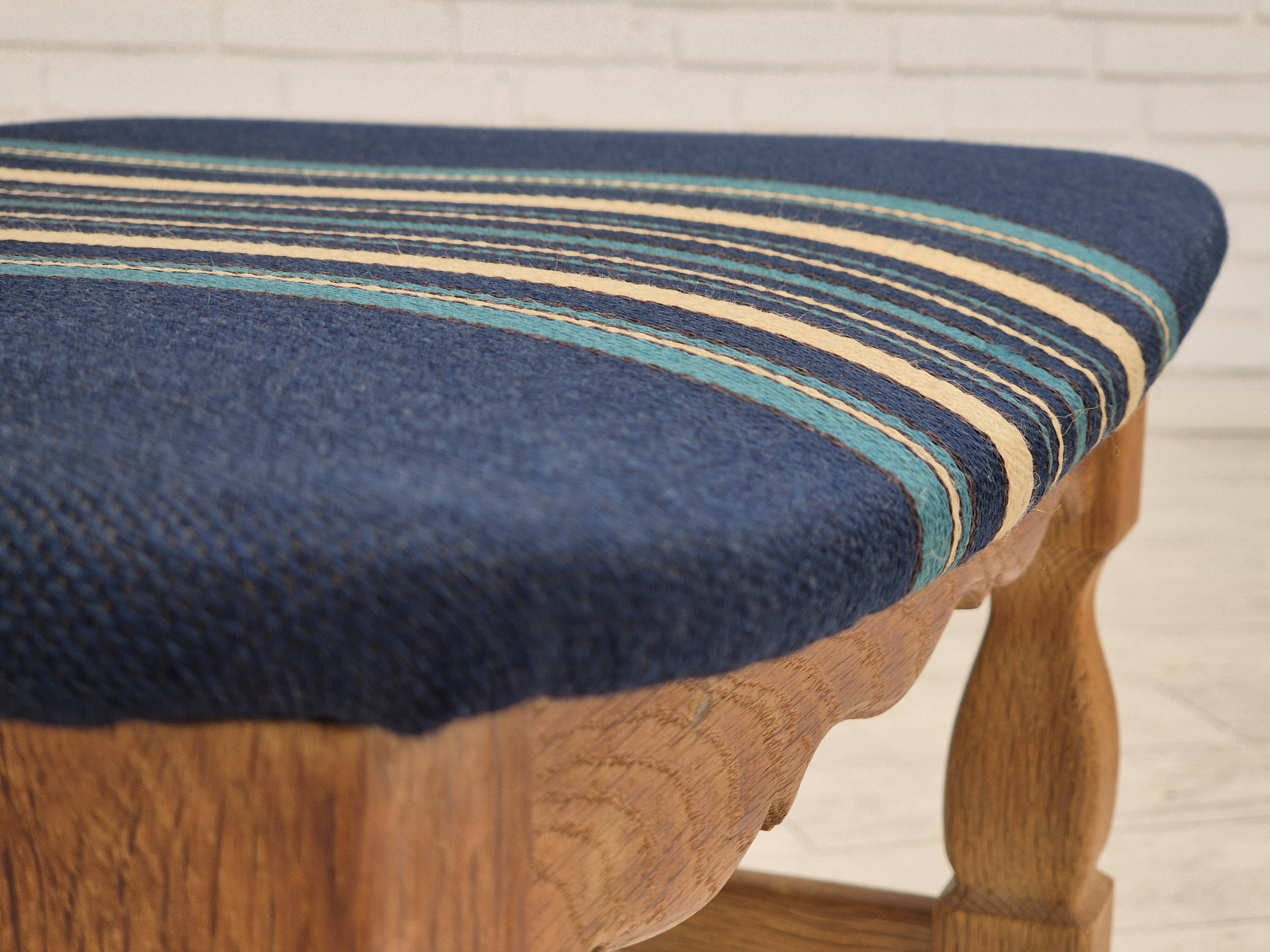 1970s, Danish design by Henning Kjærnulf for EG Kvalitetsmøbel, set of 4 dining chairs, original.