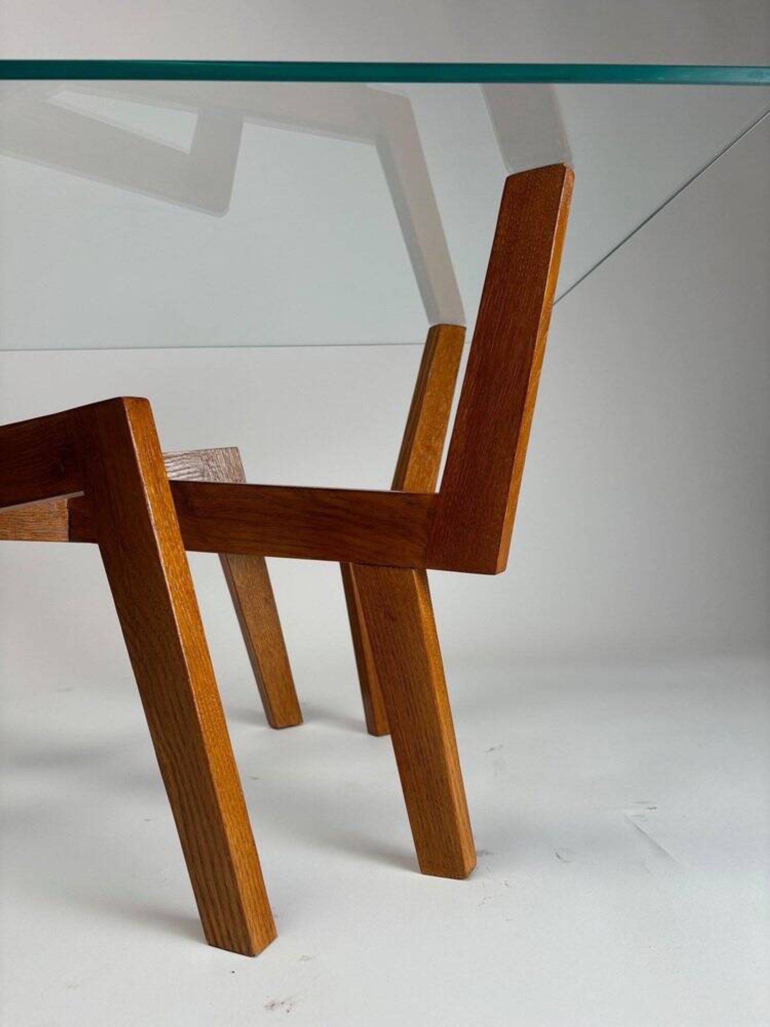 Mid-Century Modern Sculptural Wooden Coffee Table, Italy, 1950s