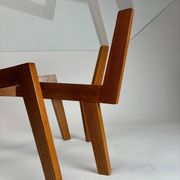 Mid-Century Modern Sculptural Wooden Coffee Table, Italy, 1950s