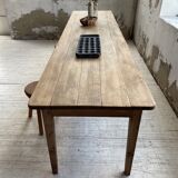 XL farmhouse table in beech and pine 3m