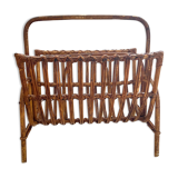 Vintage rattan magazine door