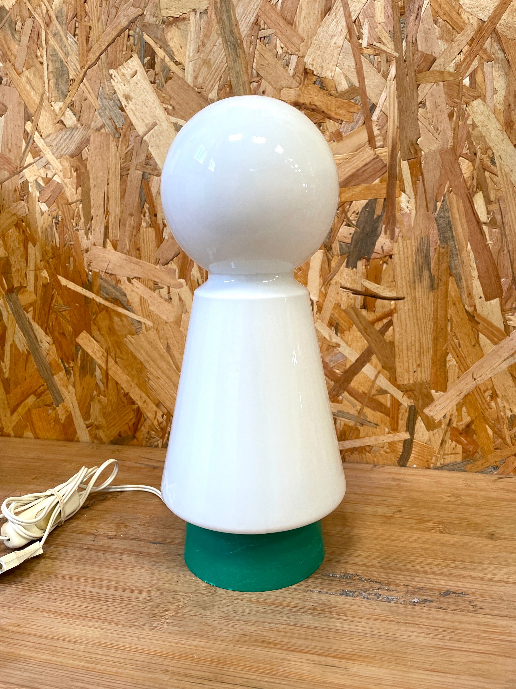 Vintage opaline lamp design - 1970s