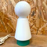 Lampe en opaline vintage design - années 1970