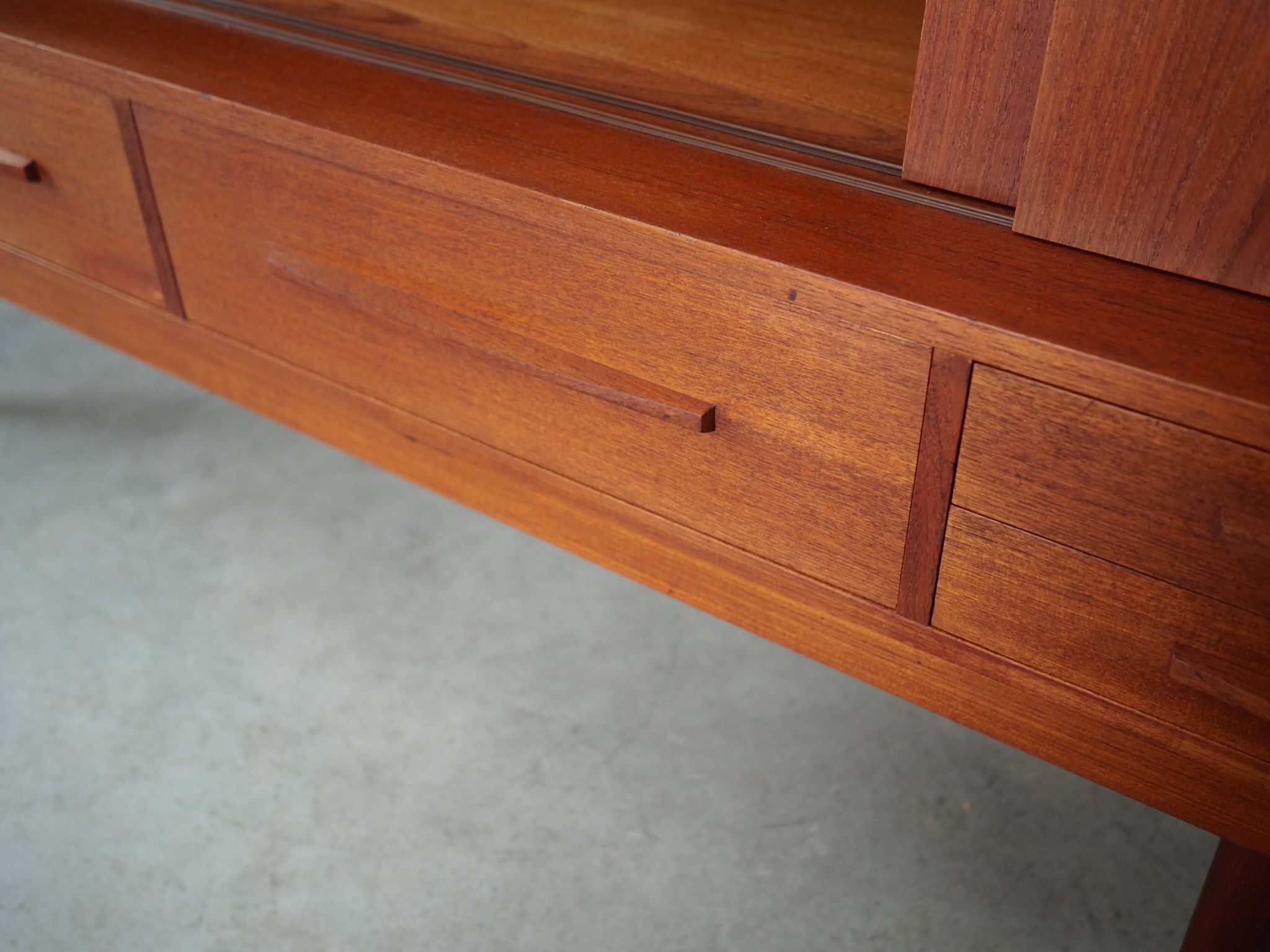 Teak highboard, Danish design, 1960s, production: Denmark