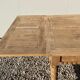 Farmhouse table with extensions up to 223 cm