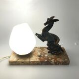 Art deco doe nightlight lamp
