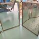 Triptych barber mirror