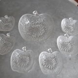 Bowl and cups Apple vintage