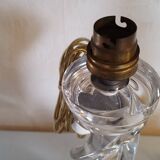 2 Lorraine crystal lamp bases