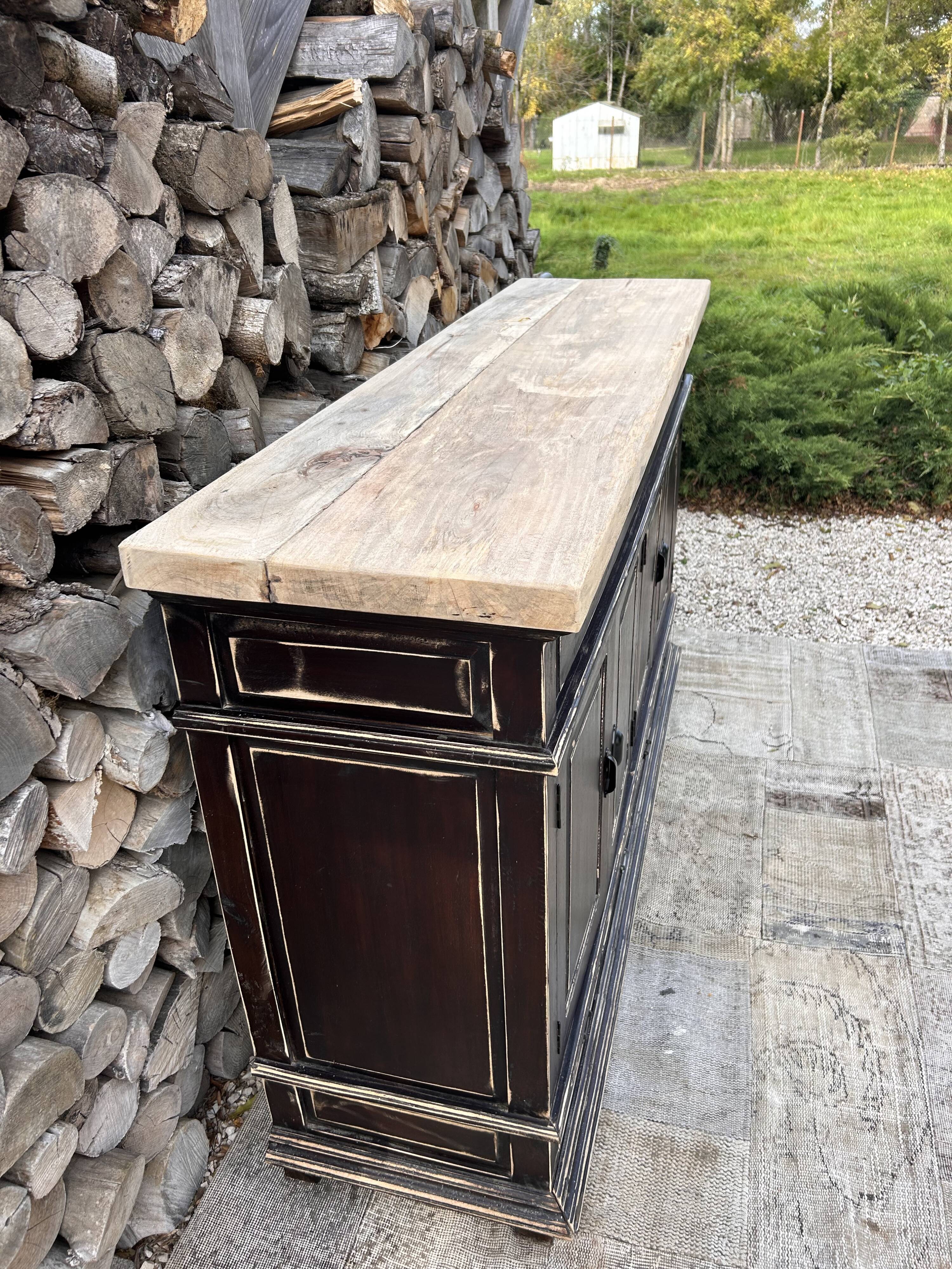 Meuble métier massif ébèné