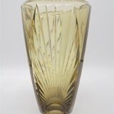 Smoked glass vase