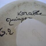 Pan keraluc quimper ceramic 1970