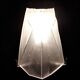 Art deco lamp signed degue with a bronze base.